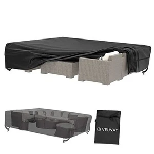 Patio Furniture Cover Waterproof Outdoor Sectional Sofa Set Covers, Large - Picture 1 of 7