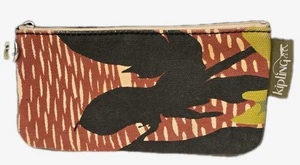 Kipling Creativity XL Abtract Pouch Polyamid braun schwarz weiß Elemente Reißverschluss  - Bild 1 von 17
