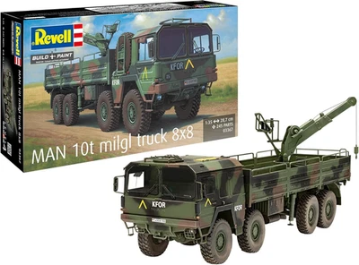 03367 Man 10T Milgl 8X8 Truck Scala 1:35 - Kit Modello in Plastica Non Costruito - Immagine 1 di 4