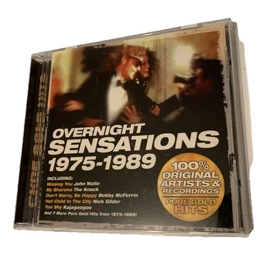 Pure Gold Hits: Overnight Sensations (1975-1989) by Various (CD, 1999, EMI) - Image 1 of 3