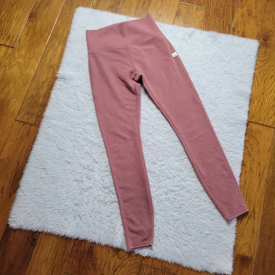Leggings térmicos Vuori Bayview punto gofre para mujer pequeños de palo de rosa Foto 1 de 4