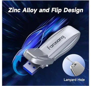 Fanxiang Portable External SSD 1TB & 512GB Drive 550MB/s USB 3.2 Gen 2 Win/Mac - Picture 1 of 17