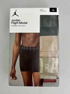 Jordan Flight Modal 3er Pack Herren Boxershorts Größe M Schwarz & Braun - Bild 1 von 8