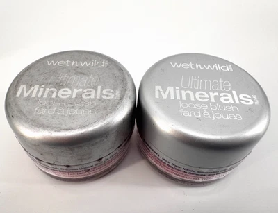 2x Wet n Wild Ultimate Loose Blush #163 Pinched Pink & #164 Purely Mauve Makeup - Image 1 of 3