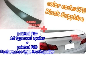 Painted COMBO BMW 11~16 F10 Sedan A type roof + P type trunk spoiler color:475◎ - Picture 1 of 1