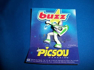 BUZZ LIGHTYEAR TOY STORY Französische PROMO MINIFIGUR Comic Buch Kartoniert Gewinnspiel - Bild 1 von 5