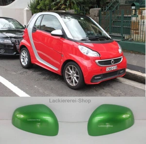 AUßENSPIEGEL KAPPE/GEHÄUSE LACKIERT IN WUNSCHFARBE NEU für Smart Fortwo 07-14 - Picture 1 of 5