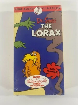 Dr Seuss Video Cassette Brand New Sealed Tape VCR The Lorax Sing Along classics - Image 1 of 4