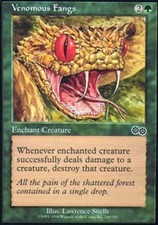 MTG magic cards 4x x4 Light Play, English Venomous Fangs Urza's Saga