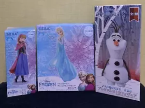 Frozen Premium Figur Elsa Anna Olaf 3er Set Sega Japan Preis nicht zu verkaufen - Bild 1 von 1