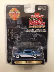 RACING CHAMPIONS MINT Motor Trend 50th Anniversary 1957 Buick Blue and White - Picture 1 of 4