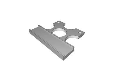 LED Licht Halterung für Mini Kossel 3D Drucker - X/Y Tower kompatibel - Bild 1 von 3