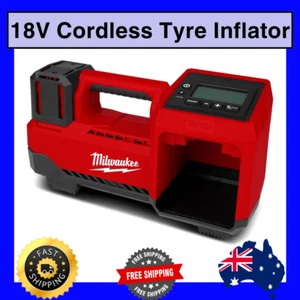 Milwaukee 18V Tyre Inflator Cordless Li-Ion Compressor 150psi Truck Car 4X4 M18 - Picture 1 of 18