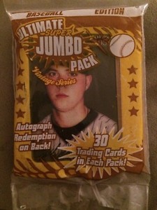 Oddball Baseball Card Pack Josh Beckett (Top) & Jeff King (Back)