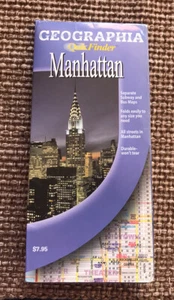 Geographia Street Map Quik Finder Manhattan Folding 2006 - Picture 1 of 7