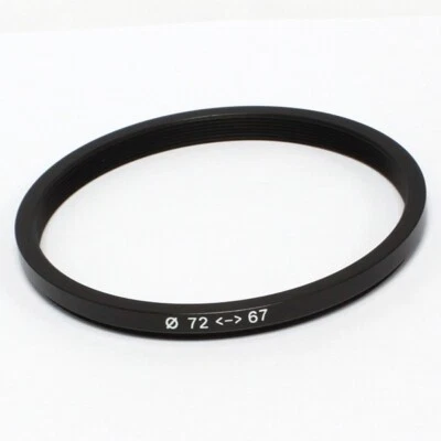 72mm to 67mm Step-Down Lens Filter Ring Adapter - Image 1 of 4