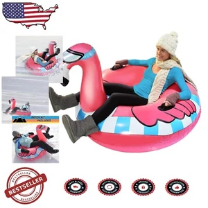 Trineo inflable para niños y adultos - Diseños elegantes: unicornio, congelado, flamenco - Imagen 1 de 9