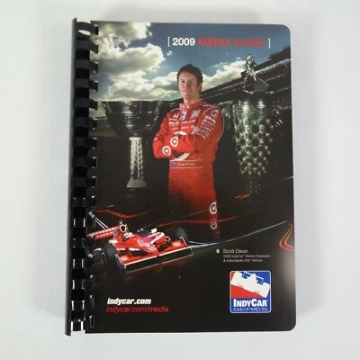 2009 IndyCar Media Guide Book Team Drivers Tracks IRL Pre Owned - Image 1 of 4