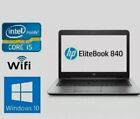💻super Slim & Fast Hp Elitebook 840 G3 Laptop Silver 256gb - 8gb Ram - Win 10