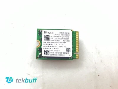 SK Hynix 128GB M.2 NVMe PCIe Solid State Drive - 0X3K2X - Image 1 of 3