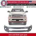 Front Bumper Face Bar Primed With Fog Light Holes For 2010-2018 RAM 2500 3500 Dodge Power Wagon