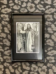 Antique Scarce Art Print Of Jesus Christ , c1860 , Religious, FRAMED - Picture 1 of 3