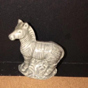Wade whimsy figurine England Tea rose Grey Zebra Fun - Picture 1 of 6