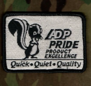 LOCKHEED-MARTIN SKUNK WORKS SR-71 SPY PLANE BLACKBIRD vêlkrö PATCH: ADP PRIDE - Picture 1 of 5