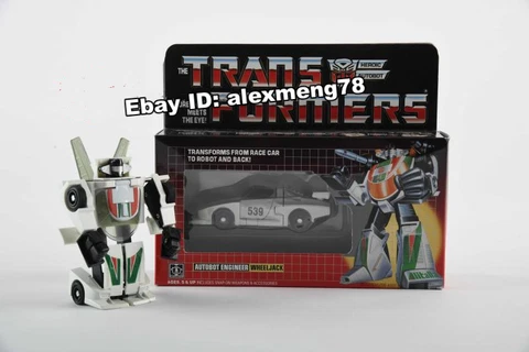 Transformers G1 Wheeljack reissue mint action figure MISB Gift Cover