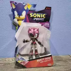 Figura Jakks Pacific Sonic Prime Rusty Rose Amy New Yoke City 5" NUEVA - Imagen 1 de 3