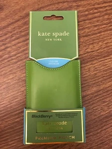 TOTALMENTE NUEVO Kate Spade NY Nueva York Premium Bolsa Verde Blackberry Bold Curve Storm - Imagen 1 de 4