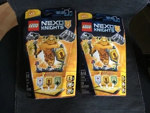 LEGO Nexo Knights #70336 FACTORY SEALED x2 Lot ULTIMATE AXL 2016 Mini Figure - Picture 1 of 3