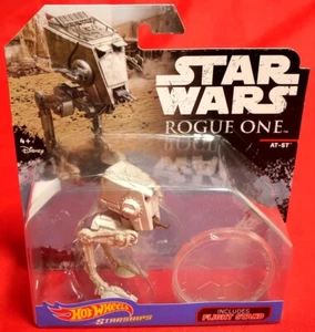 Star Wars Hot Wheels Starships Rogue One AT-ST w Flight Stand 2015 MIB  - Picture 1 of 1
