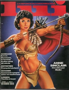 LUI Magazine Juin 1991 No. 44 Anne Sinclair Vintage Pin Up Girls - Picture 1 of 1