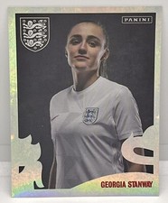 PANINI ONE ENGLAND 2023 GEORGIA STANWAY FOIL STICKER #123