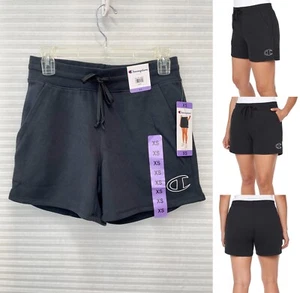 Champion Womens French Terry Sueded Short | Black | NWT - Picture 1 of 12