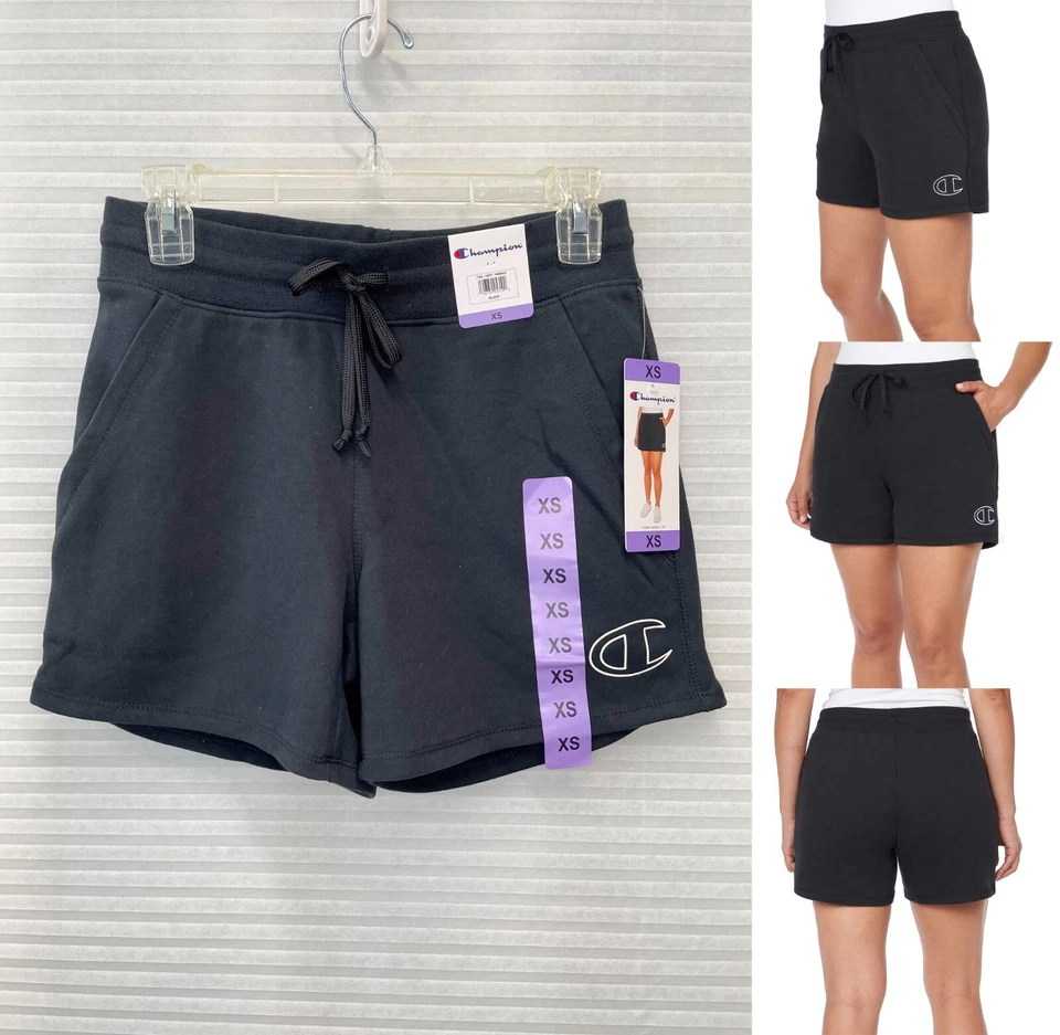 Champion Womens French Terry Sueded Short | Black | xsmall