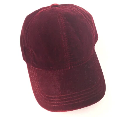 The Gap Gorra de Béisbol Rojo Terciopelo Tipo Material Talla S/M Foto 1 de 3