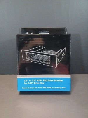 Rosewill 2.5"- 3.5" SSD/HDD Bracket Mounting Kit 5.25" Drive Bay RDRD-12001 - Image 1 of 2