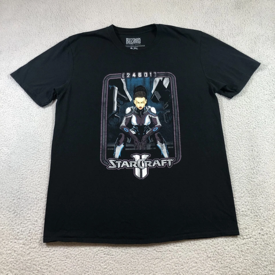 Camiseta Blizzard Ent Star Craft 2 Hombre L Negra  Foto 1 de 4