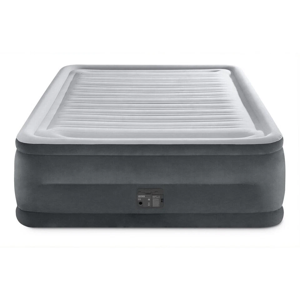 Intex Dura-Beam Cofort Plush Materasso Matrimoniale - Grigio (64418ND)