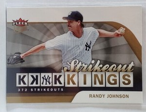 2006 Ultra Strikeout Kings #SOK4 Randy Johnson New York Yankees
