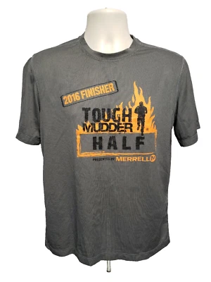 Jersey Merrell 2016 Tough Mudder Finisher Half Run adulto gris medio Foto 1 de 4