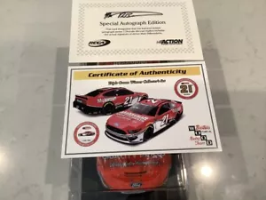 MATT DIBENEDETTO & WOOD BROTHERS AUTOGRAPHED 2021 MOTORCRAFT DIECAST & CARD - Picture 1 of 21