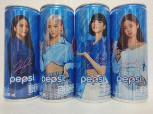 Thailand Pepsi 2021 BLACKPINK set 4 cans 245 mL Jisoo Rosé Lisa Jennie - Picture 1 of 7