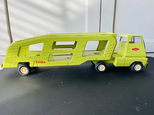 Vintage Tonka Yellow-Green Car Carrier Hauler 1970s - Picture 1 of 9