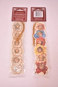 1999 VICTORIAN VALENTINE BOOKMARK LOT OF 12 FLOWER CHILDREN/DAISIES BOOKMARKS - Imagen 1 de 10