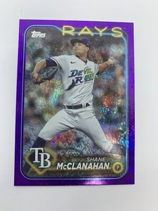 2024 Topps Serie 2 - Lámina púrpura #578 Shane McClanahan # 019/799 Tampa Bay Rays - Imagen 1 de 3
