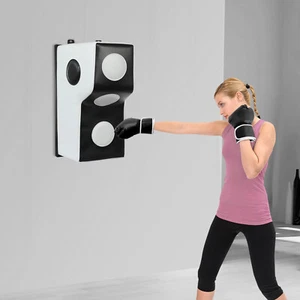 Wall Mount Punching Bag, Boxing Training Equipment for Hooks Uppercut Boxing Bag - Picture 1 of 18