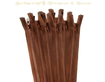 Cremallera separadora de plástico grueso de 5 - 25 piezas / calibre 5 - 24", 26", 28", 30", 32" Foto 1 de 2